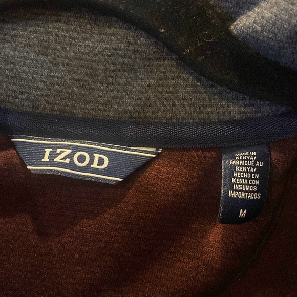 IZOD 3/4 zip - Picture 2 of 3